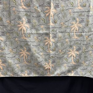 Tommy Bahama Home Table Cloth Cape Tropic of Couch Potato 82" X 60"